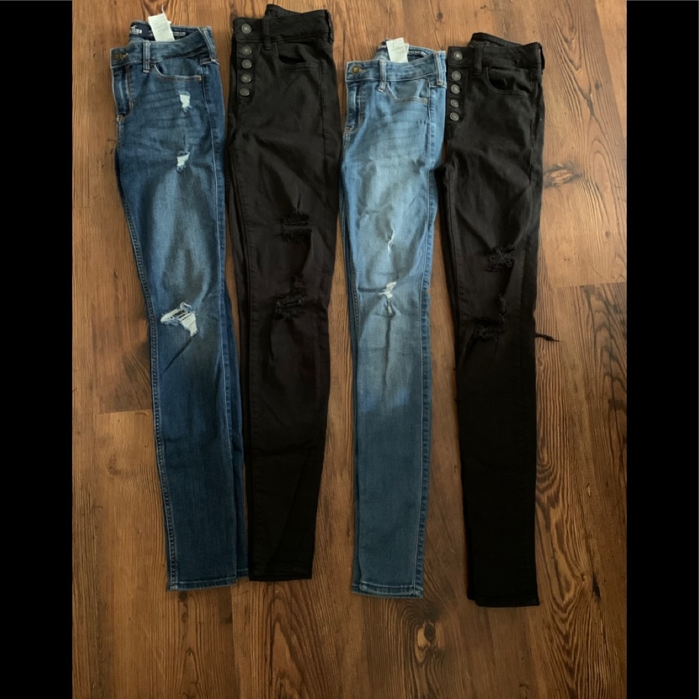 American eagle & hollister jeans